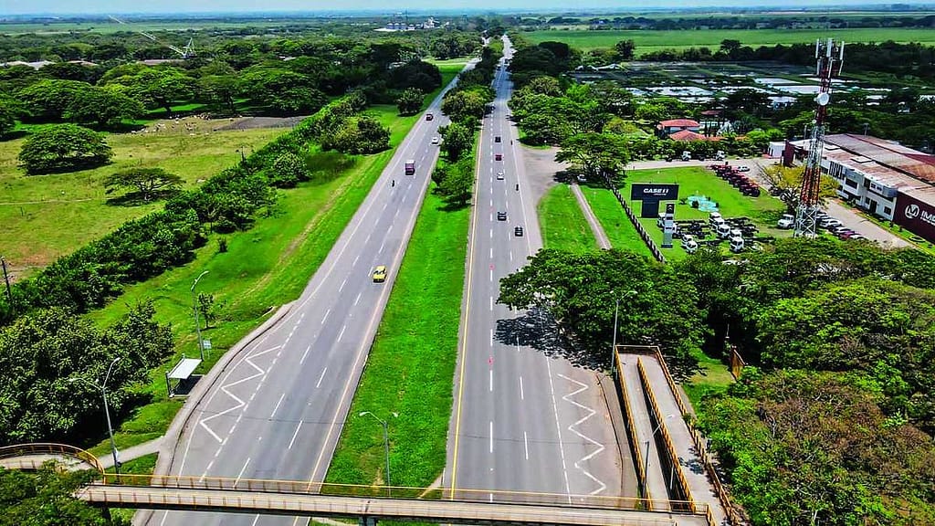 vías del Valle del cauca logística y última milla